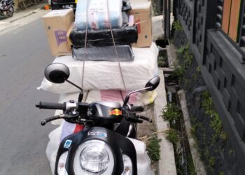 Asep Seorang Kurir Ekspedisi Motor dan Paketnya Lenyap Dicuri Saat Terparkir