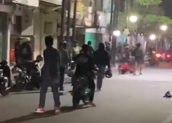 Berawal Kesalahpahaman, Kelompok Motor Pesva Diserang Gerombolan Pemuda Lima Orang Alami Luka