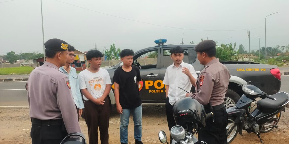 Polsek Cibeureum Polres Sukabumi Kota Laksanakan Patroli Cipkon di sore hari