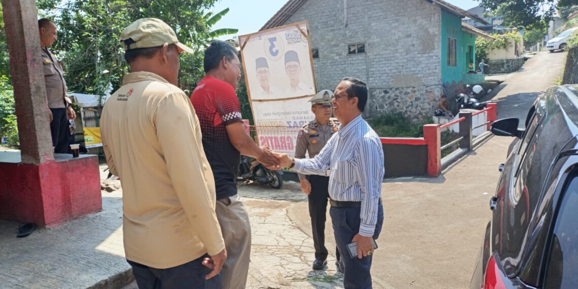 Pastikan Situasi Kondusif, Polsek Baros tingkatkan pengamanan giat Kompanye tertutup Pilwakot sukabumi