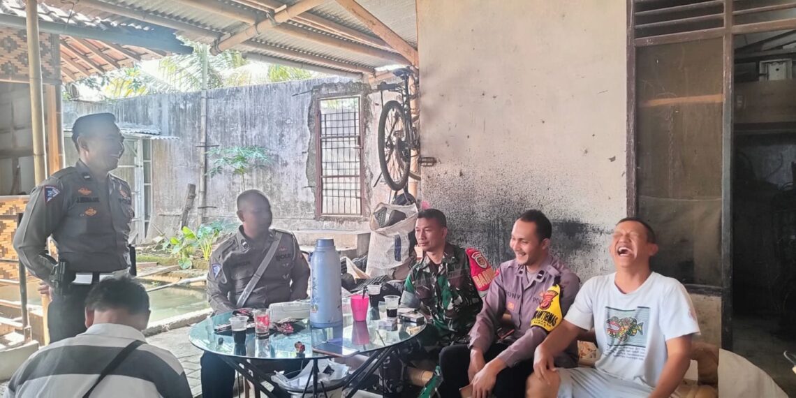 Sinegritas TNI-Polri bersama warga Cikeong Tingkat Cooling system kamtibmas