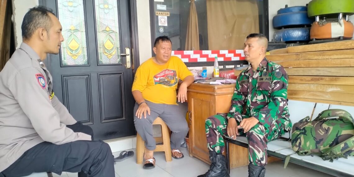 Sinegritas TNI-Polri gelar Cooling System bersama warga Sudajaya jaga Harkamtibmas
