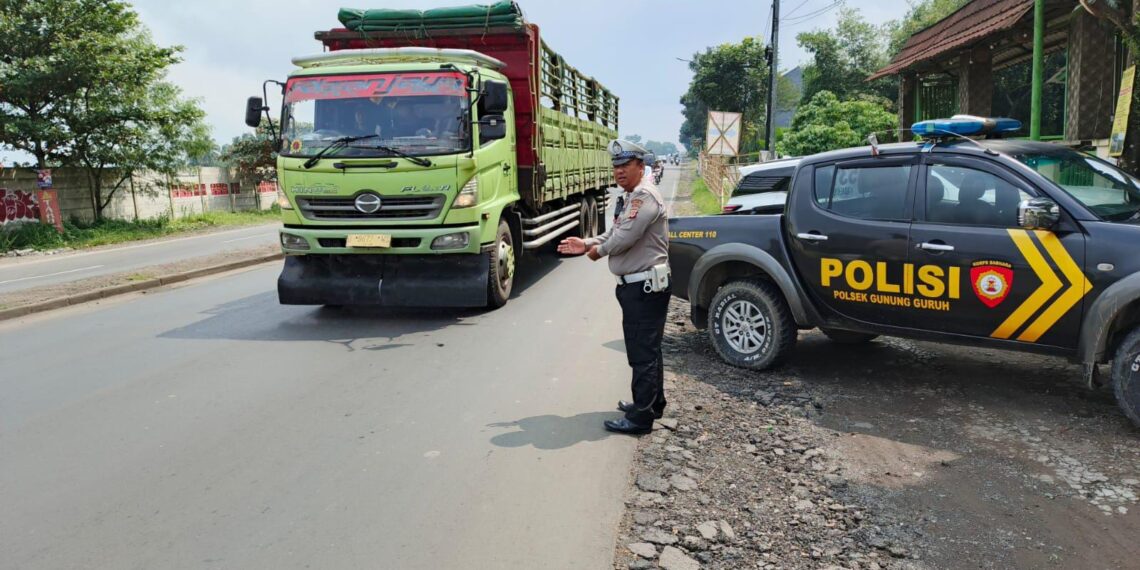 Upaya jaga kamtibmas aman kondusif, Polsek Gunungguruh Rutin laksanakan patroli siang hari