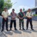 Perkuat Sinergitas TNI-Polri, PS Kanit patroli bersama Babinsa Sambang ke Security secara bersama