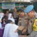 Terima Makanan Bergizi dari Polisi, Ratusan Siswa MI di Sukabumi Santap Siang di Sekolah