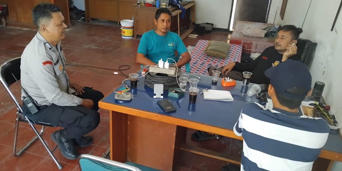 Selalu aktif Jaga Silaturahmi, Bhabinkamtibmas Sambangi Warga Binaan