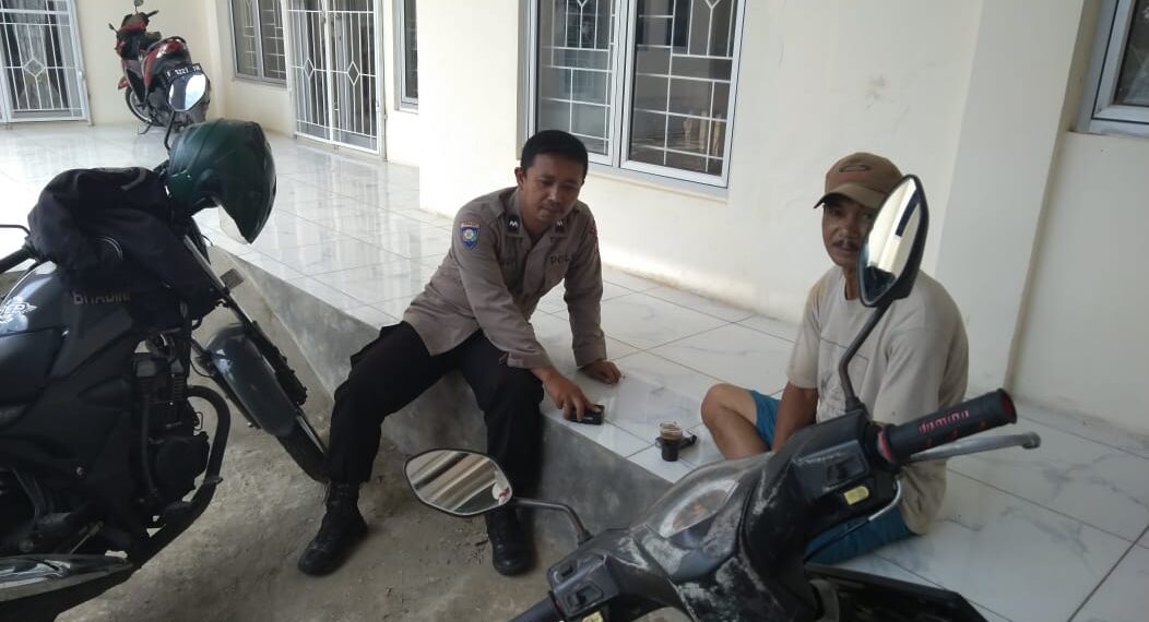 Bhabinkamtibmas Polsek Sukaraja Laksanakan Patroli Dialogis Kepada Masyarakat