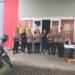 Optimalkan Penjagaan dan pengawasan Kapolsek Baros pastikan Gudang Logistik KPU kota sukabumi kondusifit