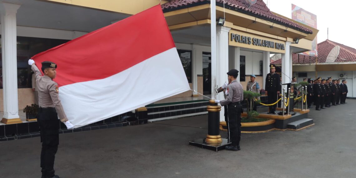 Polres Sukabumi Kota Gelar Upacara Peringatan Hari Sumpah Pemuda ke-96