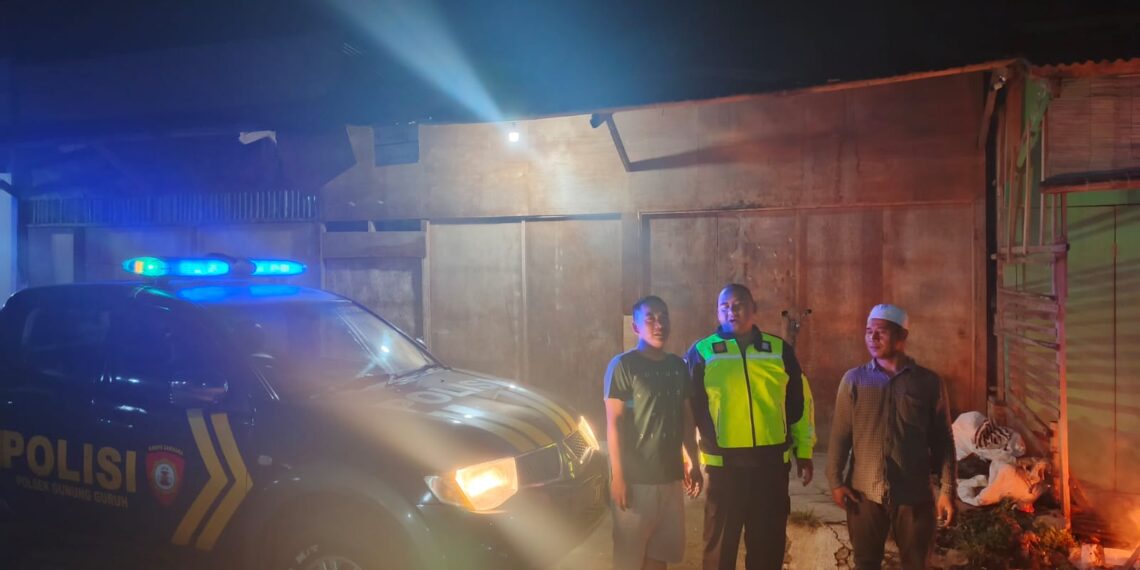 Antisipasi Gukamtibmas menjelang pilkada serentak pada malam hari, Polsek Gunungguruh tingkatkan Patroli dimalam hari
