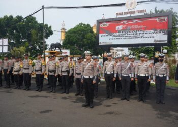 Peringati Hari Pahlawan Nasional, Polres Sukabumi Kota Gelar Upacara Bendera