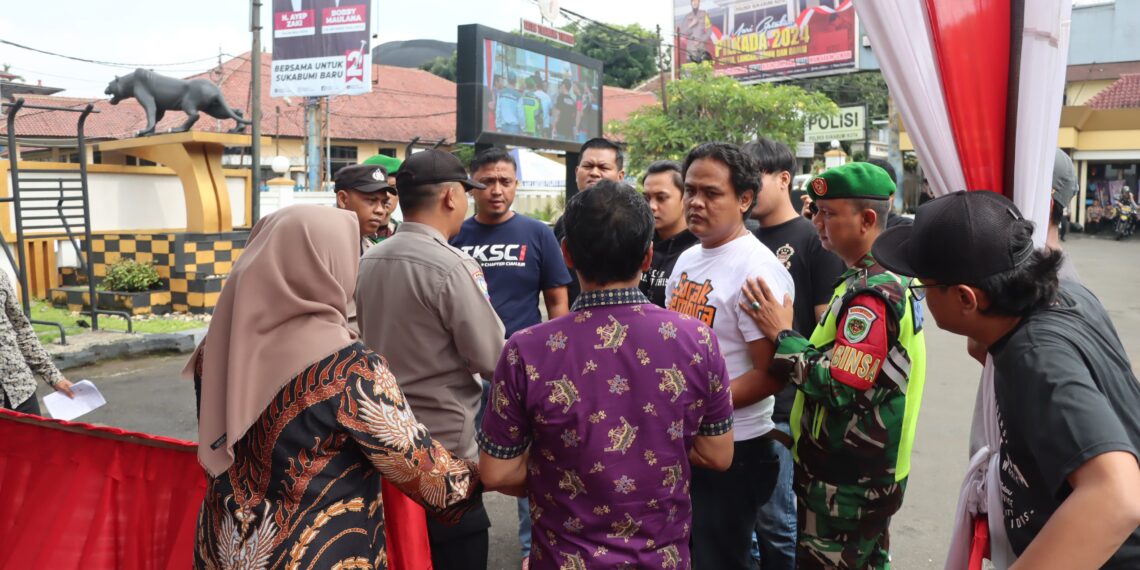 Jelang Pemungutan Suara Pilkada Serentak 2024, Polres Sukabumi Kota Gelar Simulasi Pengamanan