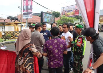 Jelang Pemungutan Suara Pilkada Serentak 2024, Polres Sukabumi Kota Gelar Simulasi Pengamanan