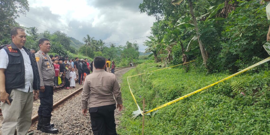 Kecelakaan Kereta Api di Sukabumi, Seorang Lansia Tewas Tersambar Kereta Siliwangi