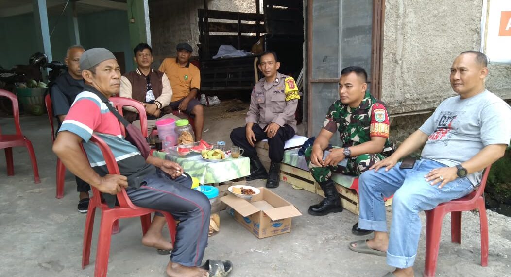 Wujudkan Pemilu Damai. Sinegritas TNI-Polri bersama warga Tespong Tingkat Cooling system Kamtibmas