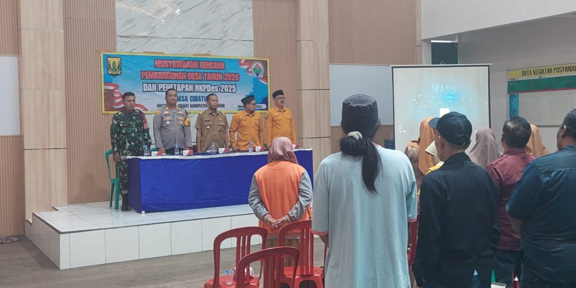 Kapolsek Cisaat  Hadiri Kegiatan Musrenbang Tahun 2025 Tingkat Kecamatan Cisaat Kabupaten Sukabumi