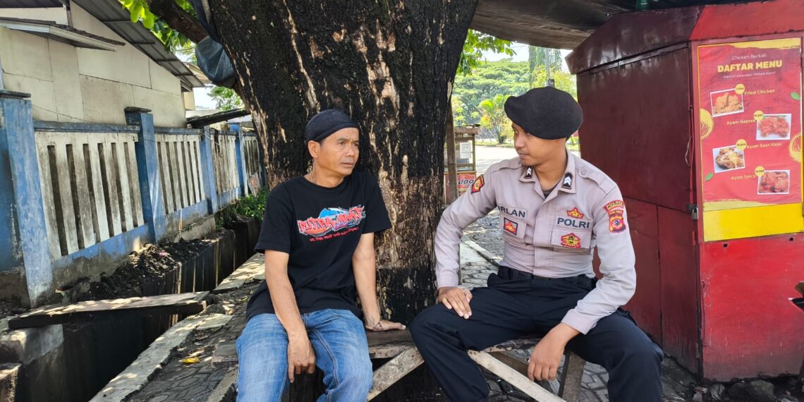 Ciptakan Pilkada Aman. Polsek Baros Tingkatkan Patroli Siang Hari
