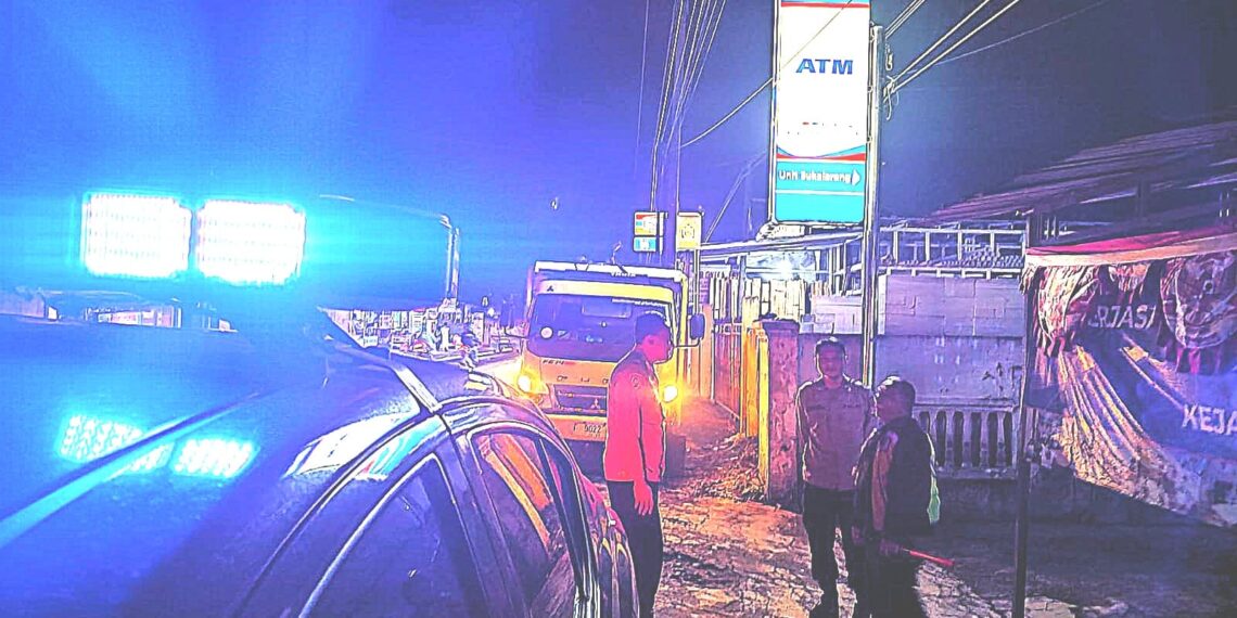 Patroli ke Obyek Vital ATM BRI untuk cegah  gangguan perbankan serta berikan rasa aman kepada masyarakat.