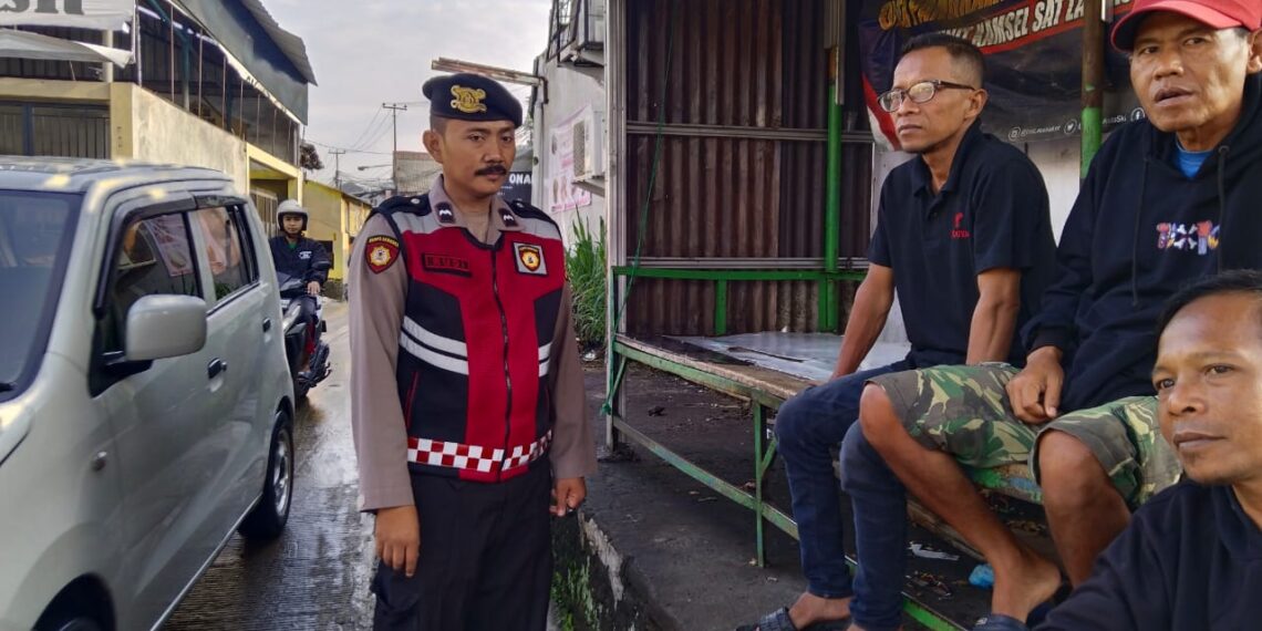 Patroli Dialogis Personel Unit  Samapta Polsek Cisaat Berikan Rasa Aman