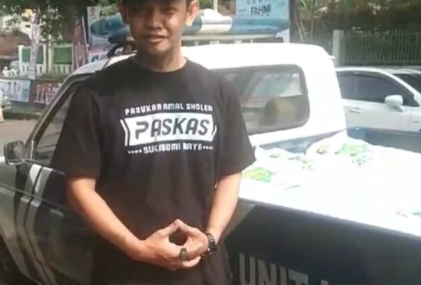 Polsek Baros Support Gerakan Infak Beras wilayah hukum Polsek Baros Kota Sukabumi