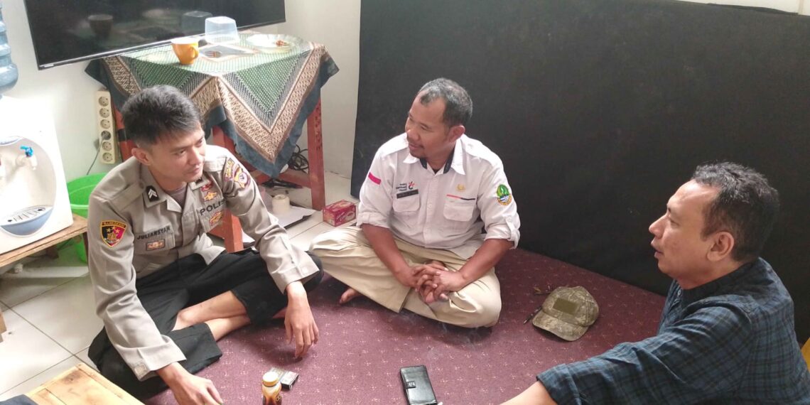 BHABINKAMTIBMAS DESA CIMANGKOK SAMPAIKAN PESAN KAMTIBMAS