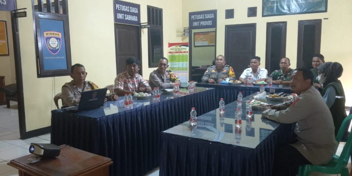 Gelar Ngariung Bareng, Kapolsek Rangkul Forkopimda Pelopori Ketahanan Pangan Di Kecamatan Baros