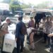 Anggota Pam TPS Polsek Kebonpedes Mengawal Distribusi Kotak Surat Suara Dari PPK Kebonpedes Ke PPS