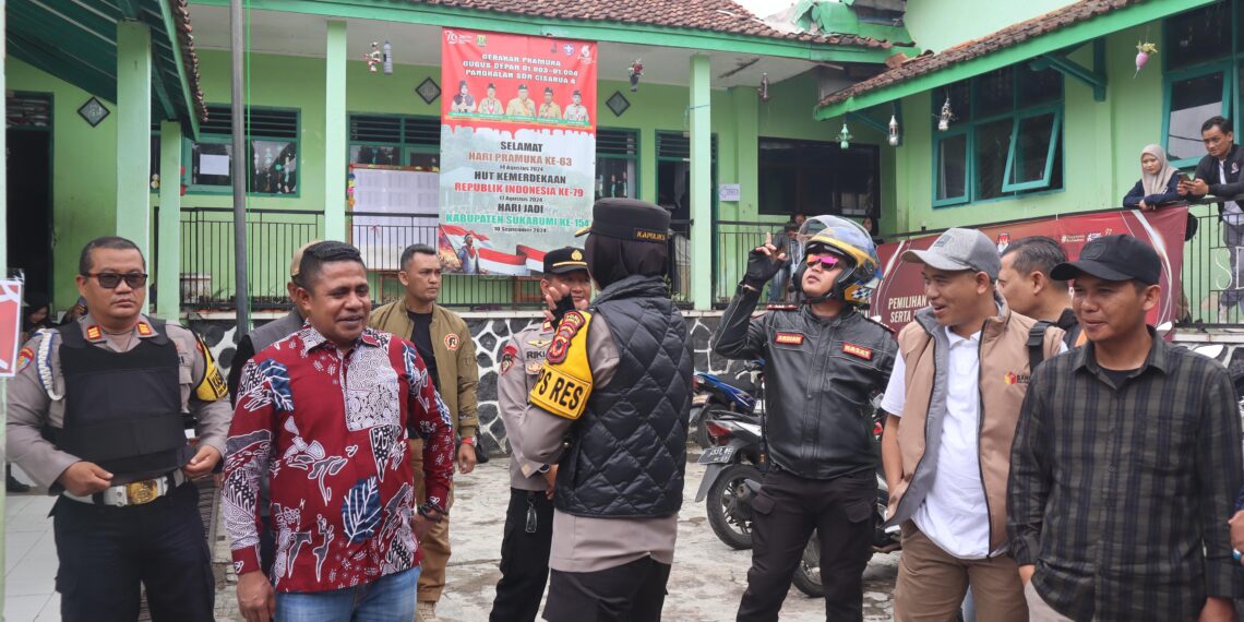 Kapolres Sukabumi Kota Tinjau Pengamanan PSU di TPS