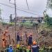 Anggota DPRD Fajar Kontara Tinjau Lokasi Longsor di Gunungpuyuh Sukabumi