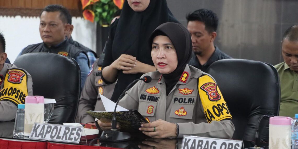 Rilis Akhir Tahun, Kapolres AKBP Rita Suwadi Sebut Angka Kriminalitas di Kota Sukabumi Menurun