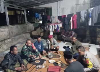 Sinergitas TNI-POLRI Bersama Tokoh Masyarakat Dalam Menciptakan Situasi Kamtibmas Kondusif