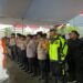 Ratusan Personel Polres Sukabumi Kota Amankan Sidang Pleno Rekapitulasi Perolehan Suara Pilkada Serentak 2024