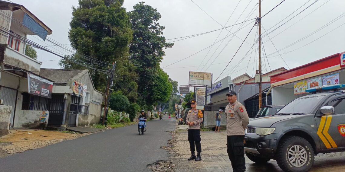 Polsek Kadudampit untuk mengantisipasi kondusifitas pasca pilkada dan gangguan kamtibmas di wilayah hukum