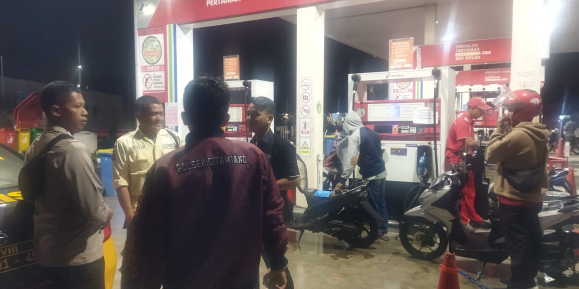 polsek Citamiang Patroli Dialogis dan Sambangi Security Pasca Pilkada