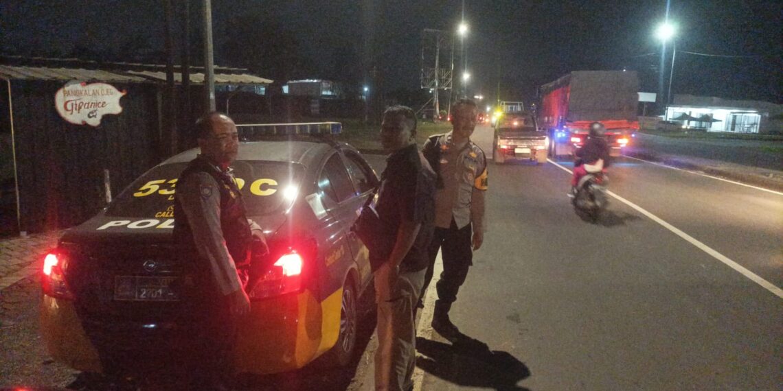 Patroli KRYD Polsek Cisaat  Antisipasi Gangguan Kamtibmas