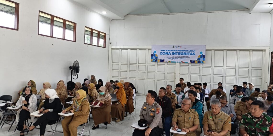 Polsek Sukaraja kegiatan Deklarasi Pencanangan Pembangunan Zona Integritas