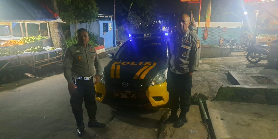 Unit Samapta Polsek Cikole Gelar Patroli Pemantauan Pasca Pilkades Serentak 2024
