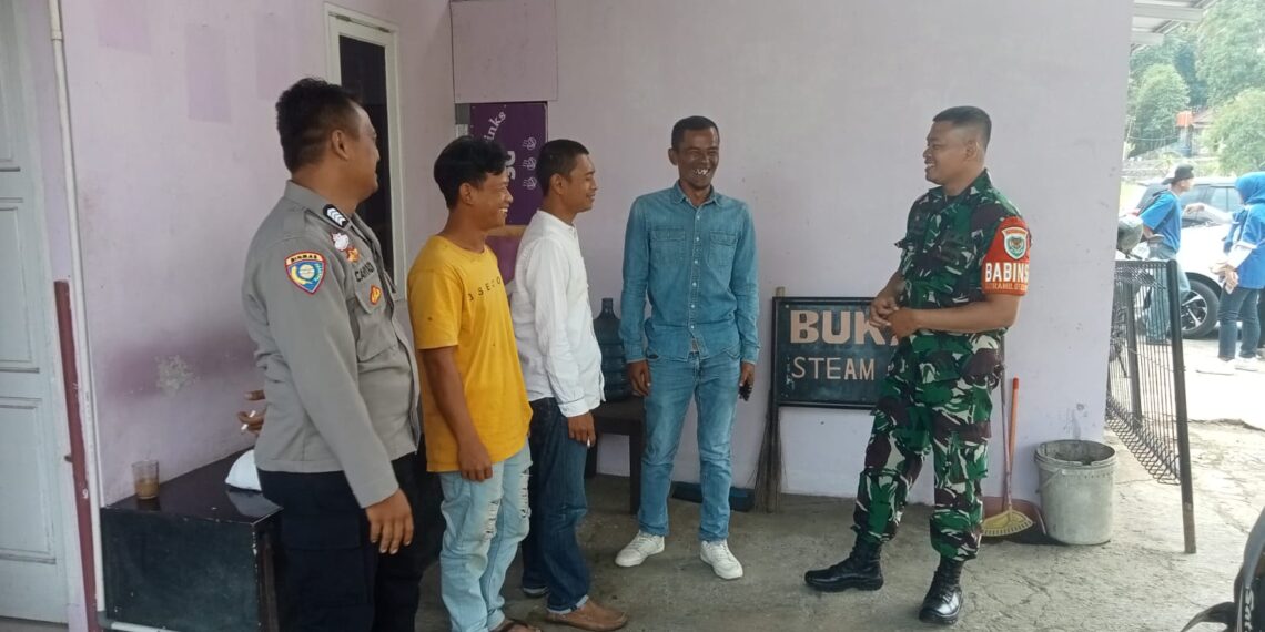 Giat Sinergitas TNI Polri Polsek Cibeureum
