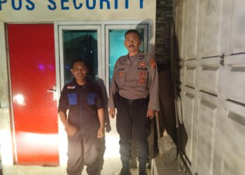 Polsek Cisaat sambangi Satpam di perkantoran