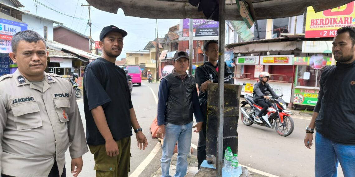 Unit Reskrim Polsek Sukaraja Polres Sukabumi Kota melaksanakan patroli dengan sasaran aksi premanisme