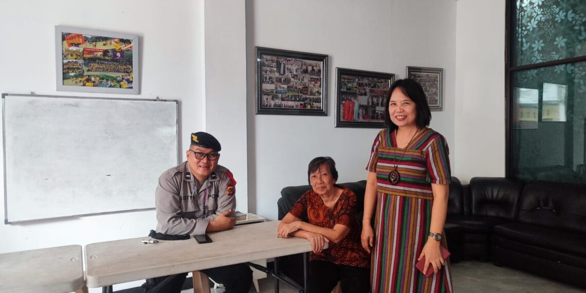 Polsek Kebonpedes Lakukan Pengamanan Minggu Kasih di Gereja