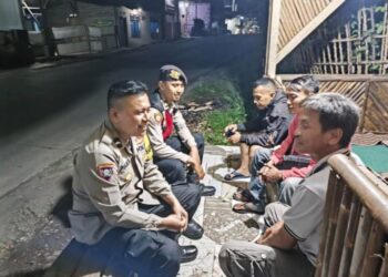 Polsek Baros Laksanakan Kontrol Paskamling Ciwaringin