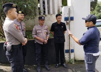 Polsek Cikole Laksanakan Sambang Dengan Satpam