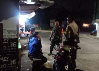 Polsek cibeurem lakukan mewujudkan kamtibmas yang aman dan kondusif