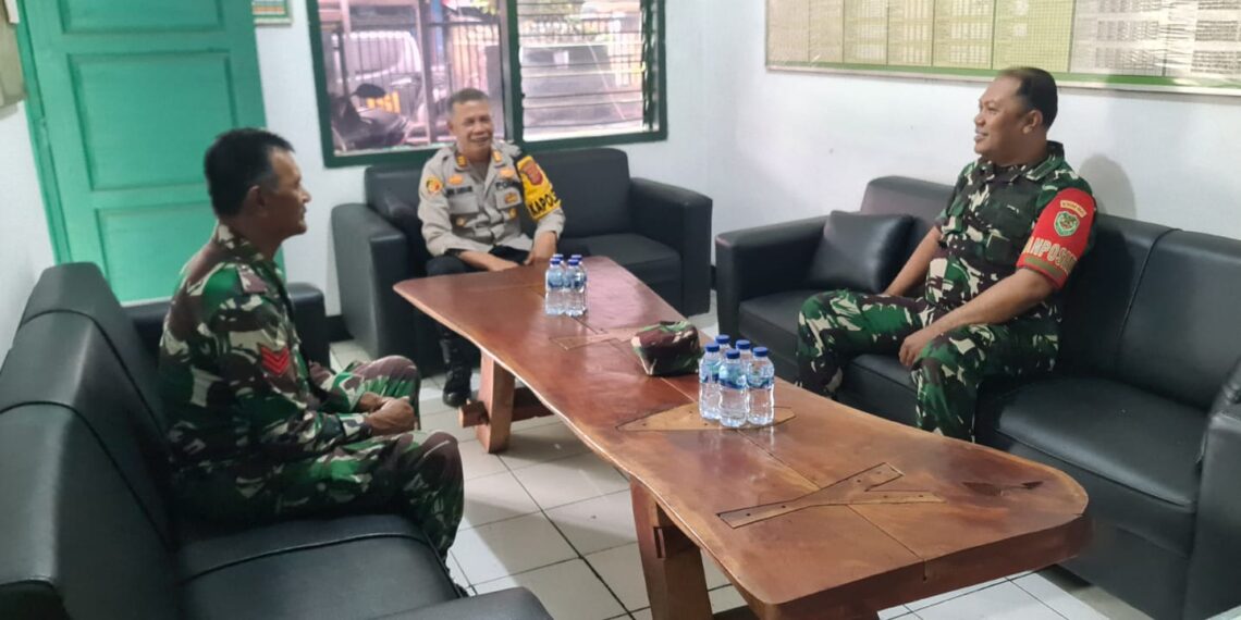 Polsek Sukaraja Laksanakan kunjungan kerja ke Koramil 0607/Sukaraja