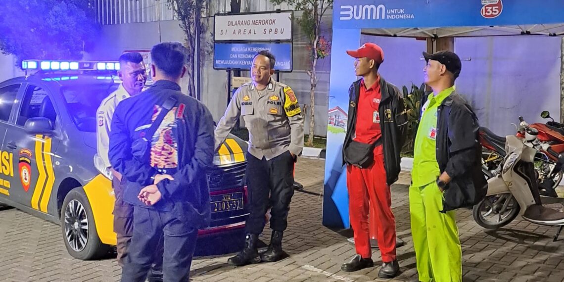 Jaga Kondusifitas Polsek Citamiang Sukabumi Gencarkan Patroli