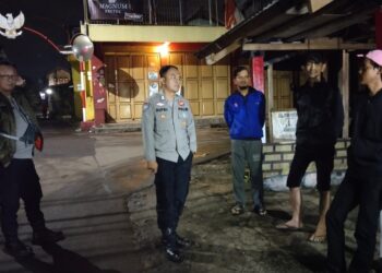 Polsek Cikole Sampaikan Himbauan Kamtibmas Kepada Warga