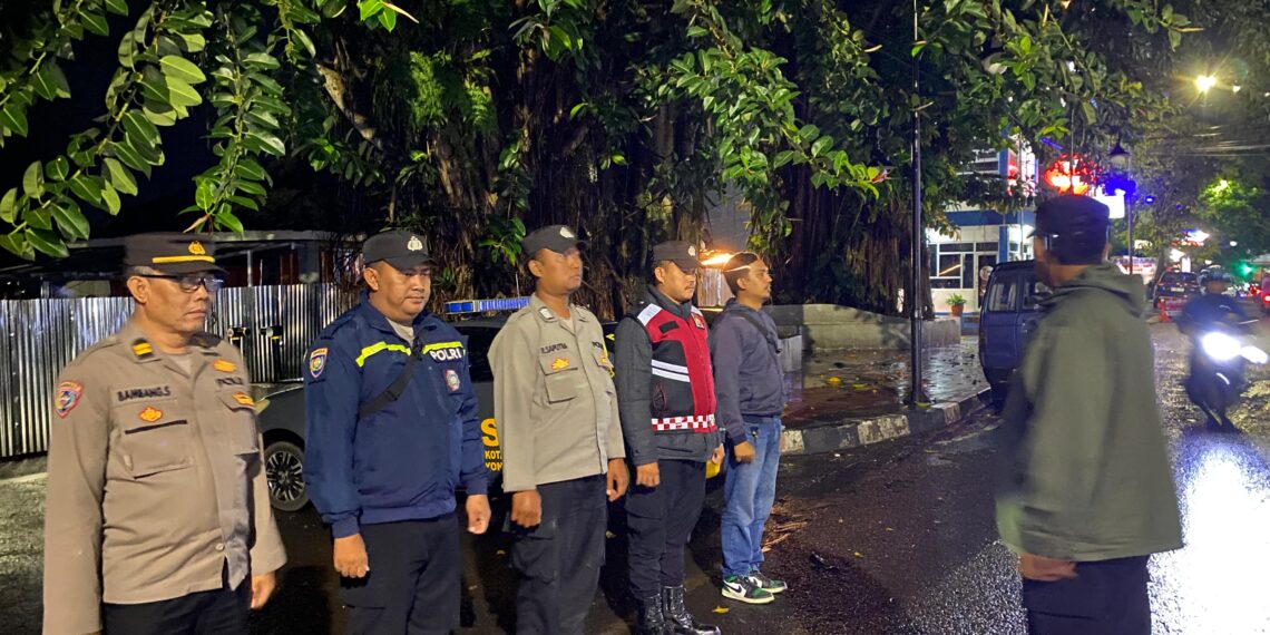 Polsek Warudoyong Gelar Apel Malam, jelang Pelaksanaan Patroli KRYD