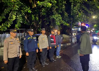Polsek Warudoyong Gelar Apel Malam, jelang Pelaksanaan Patroli KRYD