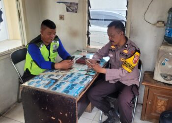 Cegah Gangguan Kamtibmas,Polsek Cisaat Intensifkan Patroli Dialogis